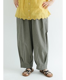 Samansa Mos2 | 【速乾製品】ギャザーテーパードパンツ(その他パンツ)