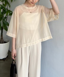 CAPRICIEUX LE'MAGE | パワーメッシュＴシャツ(Tシャツ/カットソー)