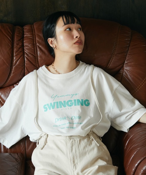 CRAFT STANDARD BOUTIQUE（クラフトスタンダードブティック）の「ロゴプリントTEE　＊（Tシャツ/カットソー・レディース・N/G/J/E/I/L/F/M/K/O/H/D/P/Q/C/B/S/R/V/U/T/A/X/W・M/S/L）」の13枚目の写真