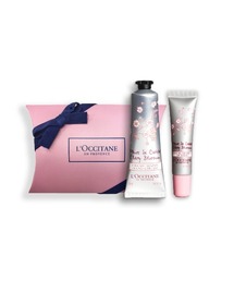 L'OCCITANE（ロクシタン）の「チェリー ハグ＆キス ピンクBOX入リ（ボディケアキット/ギフトセット・メンズ）」