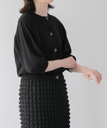 パフクルーニットカーディガン　285322