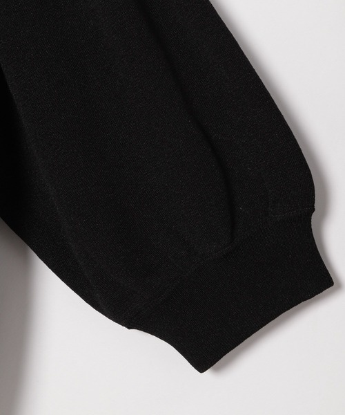 yuw（ユウ）の「パフクルーニットカーディガン　285322（カーディガン/ボレロ・レディース・ブラック/グリーン/グレー・FREE）」の8枚目の写真