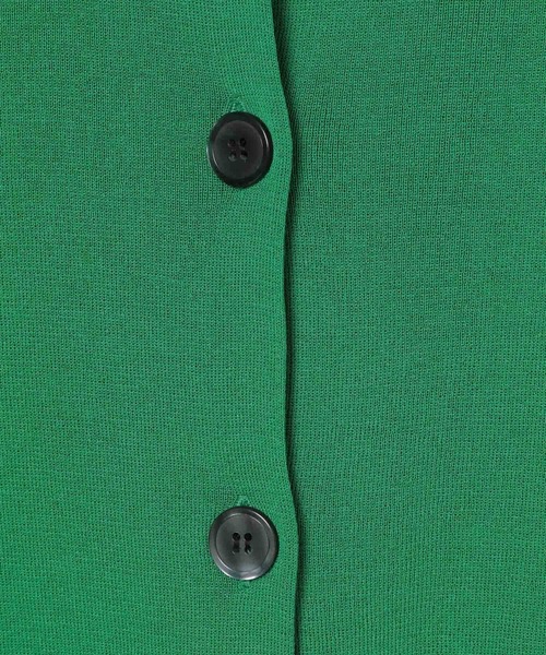 yuw（ユウ）の「パフクルーニットカーディガン　285322（カーディガン/ボレロ・レディース・ブラック/グリーン/グレー・FREE）」の13枚目の写真