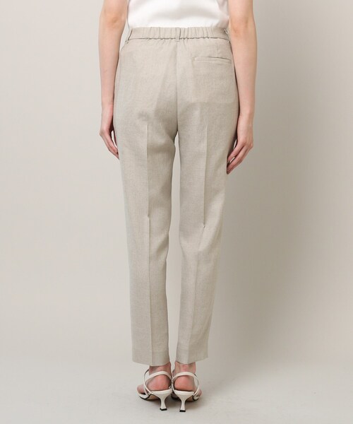 UNTITLED（アンタイトル）の「◆【清涼感／通勤】リネン調 テーパードパンツ（その他パンツ・レディース・ライトベージュ/ブラック・02/04/46/50/01/44/42/00/48/03）」の6枚目の写真