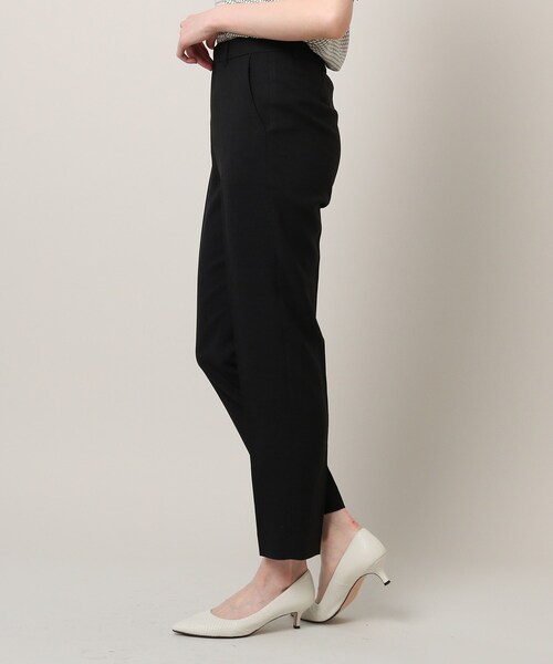 UNTITLED（アンタイトル）の「◆【清涼感／通勤】リネン調 テーパードパンツ（その他パンツ・レディース・ライトベージュ/ブラック・02/04/46/50/01/44/42/00/48/03）」の15枚目の写真