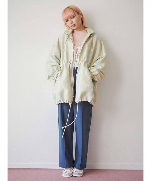 merry jenny（メリージェニー）の「レースニットソービスチェ（キャミソール・レディース・ブラウン/ブラック/オフホワイト・FREE）」の10枚目の写真