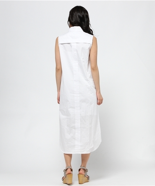OUTLET（アウトレット）の「【robbem】Militaryシャツワンピ（シャツワンピース・レディース・ネイビー/ホワイト・40/38）」の5枚目の写真
