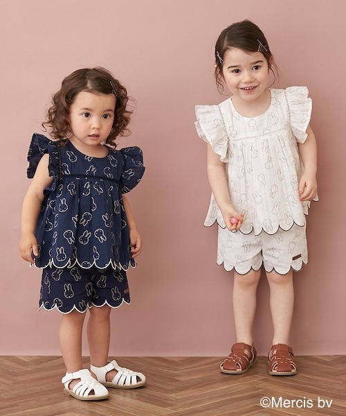 petit main（プティマイン）の「【ミッフィー】総柄ショートパンツ（その他パンツ・キッズ・オフホワイト/ライトピンク/ネイビー・110cm/100cm/120cm/90cm/130cm/80ｃｍ）」の5枚目の写真