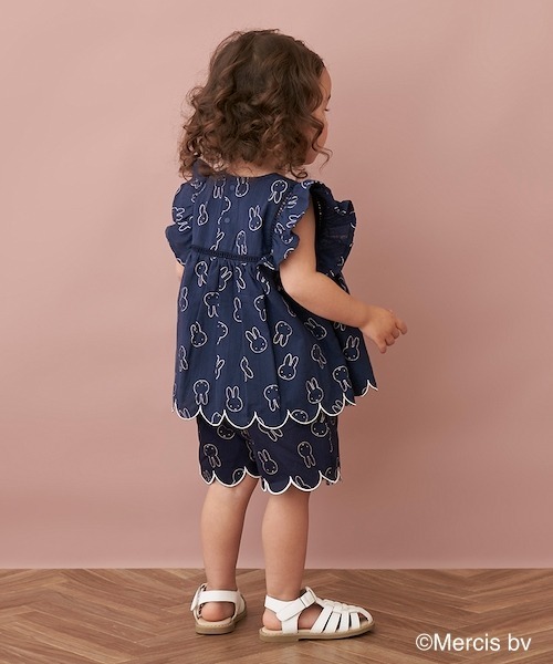 petit main（プティマイン）の「【ミッフィー】総柄ショートパンツ（その他パンツ・キッズ・オフホワイト/ライトピンク/ネイビー・110cm/100cm/120cm/90cm/130cm/80ｃｍ）」の6枚目の写真