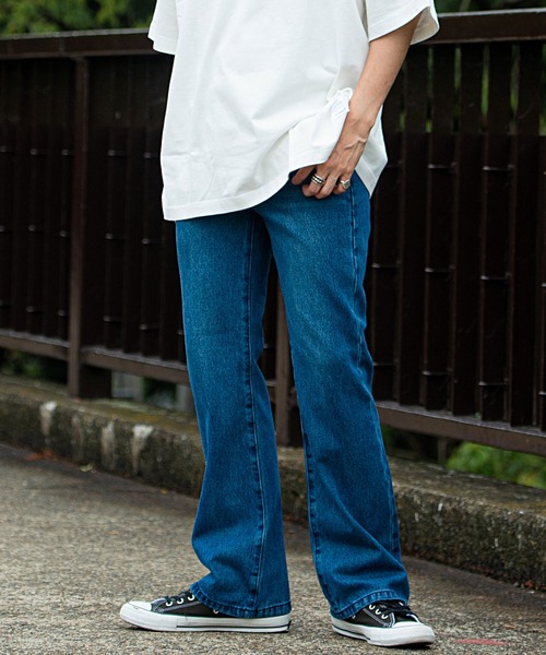 【セール】『CavariA/キャバリア』デニムフレアロングパンツ（デニムパンツ）｜SILVER BULLET（シルバーバレット）