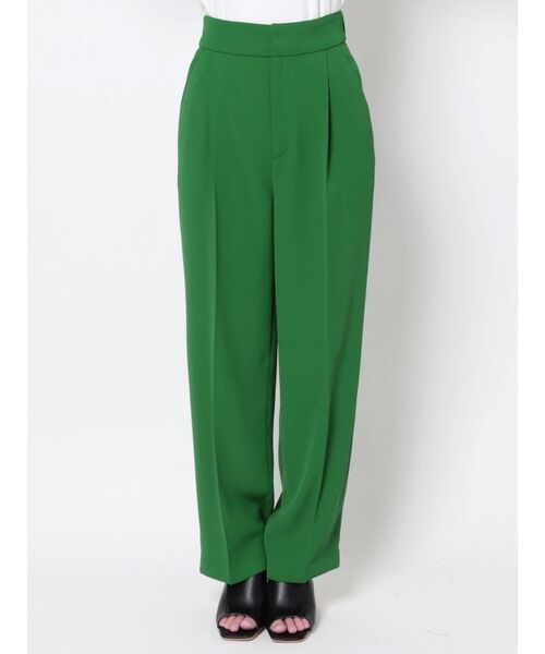 ELENDEEK（エレンディーク）の「ストレートワイドパンツ（その他パンツ・レディース・アイボリー/ブラック/グリーン・01/02）」の6枚目の写真