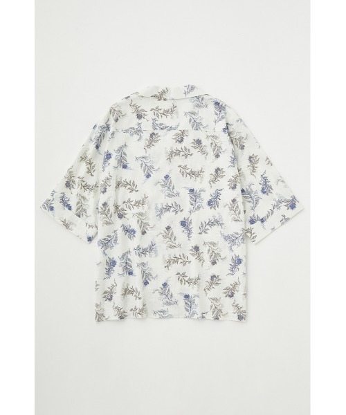 MOUSSY(マウジー)の「FLORAL LINEN BLEND シャツ(シャツ/ブラウス・レディース・グリーン/ブルー・FREE)」の6枚目の写真