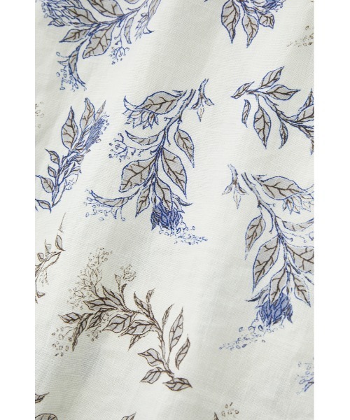 MOUSSY(マウジー)の「FLORAL LINEN BLEND シャツ(シャツ/ブラウス・レディース・グリーン/ブルー・FREE)」の12枚目の写真