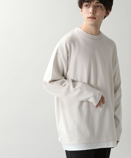 RAGEBLUE(レイジブルー)の「フェイクレイヤードロンT(Tシャツ/カットソー・メンズ・ホワイト/ブラック/ベージュ/ブルー・MEDIUM/LARGE)」の8枚目の写真