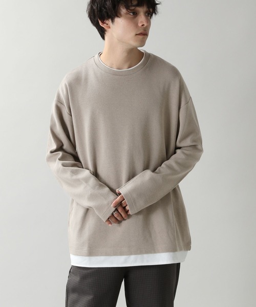 RAGEBLUE(レイジブルー)の「フェイクレイヤードロンT(Tシャツ/カットソー・メンズ・ホワイト/ブラック/ベージュ/ブルー・MEDIUM/LARGE)」の21枚目の写真