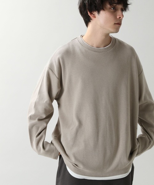 RAGEBLUE(レイジブルー)の「フェイクレイヤードロンT(Tシャツ/カットソー・メンズ・ホワイト/ブラック/ベージュ/ブルー・MEDIUM/LARGE)」の6枚目の写真