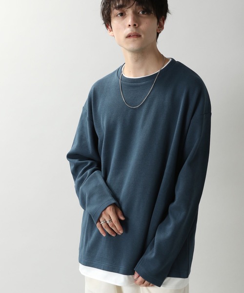 RAGEBLUE(レイジブルー)の「フェイクレイヤードロンT(Tシャツ/カットソー・メンズ・ホワイト/ブラック/ベージュ/ブルー・MEDIUM/LARGE)」の12枚目の写真