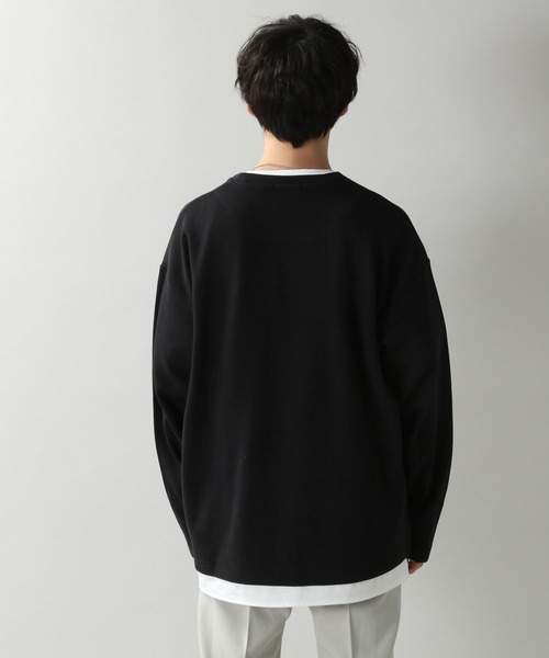 RAGEBLUE(レイジブルー)の「フェイクレイヤードロンT(Tシャツ/カットソー・メンズ・ホワイト/ブラック/ベージュ/ブルー・MEDIUM/LARGE)」の22枚目の写真