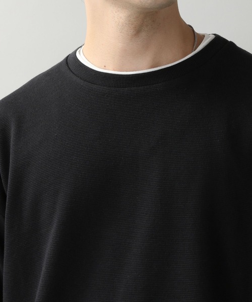 RAGEBLUE(レイジブルー)の「フェイクレイヤードロンT(Tシャツ/カットソー・メンズ・ホワイト/ブラック/ベージュ/ブルー・MEDIUM/LARGE)」の7枚目の写真