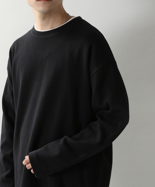 RAGEBLUE(レイジブルー)の「フェイクレイヤードロンT(Tシャツ/カットソー・メンズ・ホワイト/ブラック/ベージュ/ブルー・MEDIUM/LARGE)」の10枚目の写真