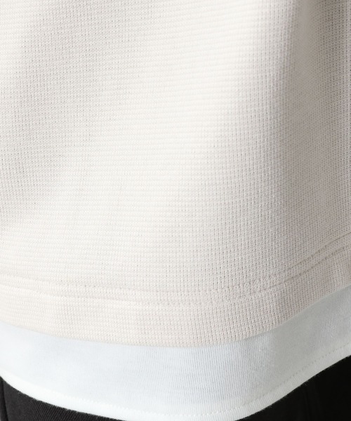 RAGEBLUE(レイジブルー)の「フェイクレイヤードロンT(Tシャツ/カットソー・メンズ・ホワイト/ブラック/ベージュ/ブルー・MEDIUM/LARGE)」の13枚目の写真