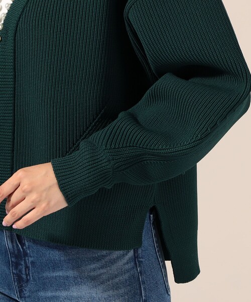 セール】パール付片畦カーディガン（カーディガン/ボレロ）｜NOLLEY'S