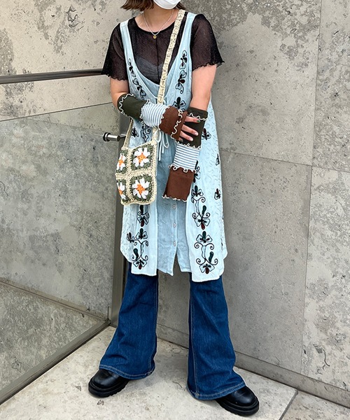 kutir(クティール)の「【SETUP可】メローアームウォーマー(アームカバー・レディース・ホワイト/ブラック/ネイビー/カーキ・FREE)」の15枚目の写真