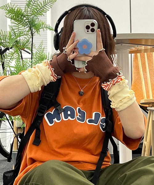 kutir(クティール)の「【SETUP可】メローアームウォーマー(アームカバー・レディース・ホワイト/ブラック/ネイビー/カーキ・FREE)」の9枚目の写真