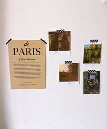 ammy.（エイミードット）の「【 ammy. / エイミードット 】パリジェンヌ レトロ風 ポストカード / 風景 アート（ポスター/アート）」