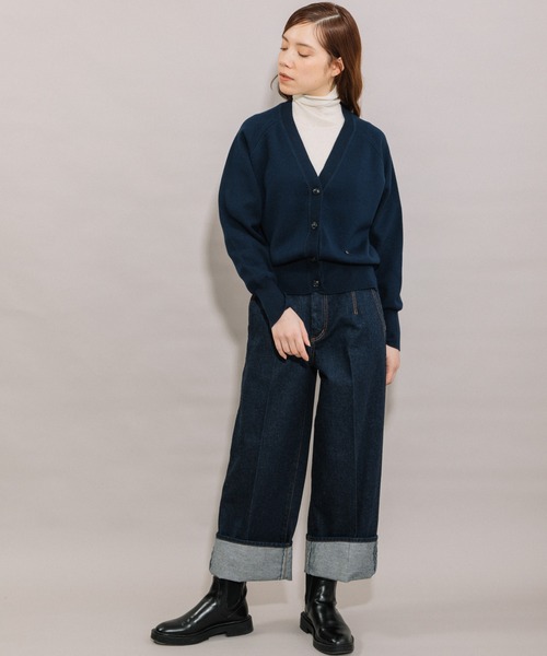 Liyoca(リヨカ)の「【Liyoca】デニムパンツ -手洗い可-(デニムパンツ・レディース・ネイビー・38/36)」の11枚目の写真