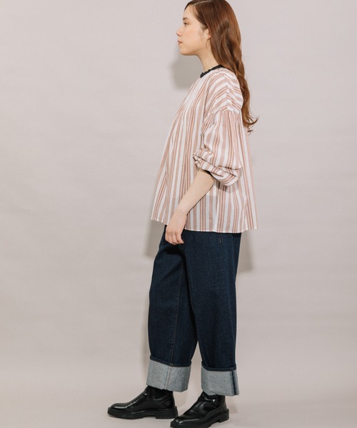 Liyoca(リヨカ)の「【Liyoca】デニムパンツ -手洗い可-(デニムパンツ・レディース・ネイビー・38/36)」の18枚目の写真