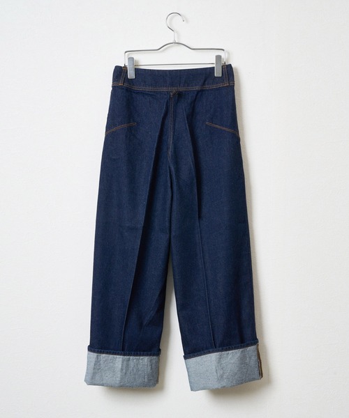 Liyoca(リヨカ)の「【Liyoca】デニムパンツ -手洗い可-(デニムパンツ・レディース・ネイビー・38/36)」の19枚目の写真