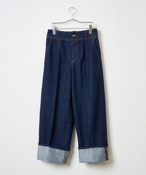 Liyoca(リヨカ)の「【Liyoca】デニムパンツ -手洗い可-(デニムパンツ・レディース・ネイビー・38/36)」の20枚目の写真