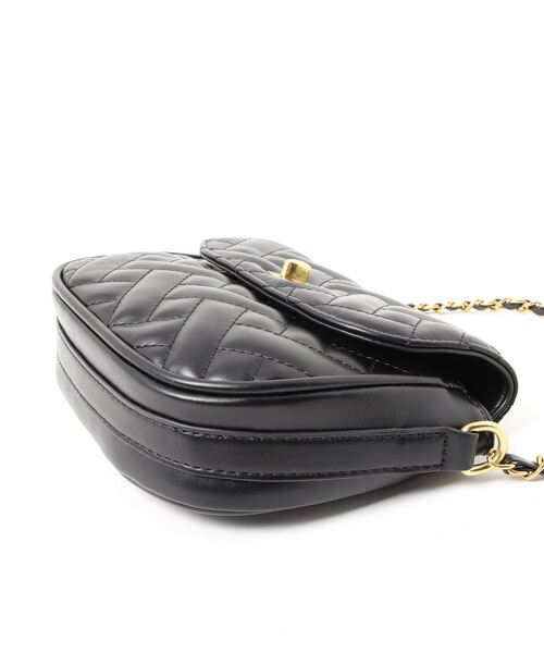 natural couture（ナチュラルクチュール）の「チャールズミニショルダーバッグ（ショルダーバッグ・レディース・グリーン/アイボリー/ブラック/キャメル・FREE）」の8枚目の写真