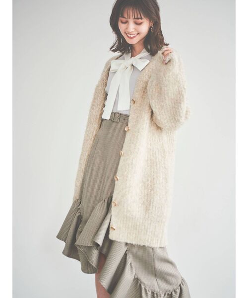 dazzlin（ダズリン）の「アソートアシメフリルスカート（スカート・レディース・その他1/ブラウン・SMALL/MEDIUM）」の3枚目の写真