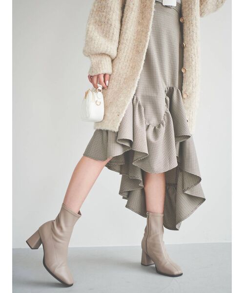 dazzlin（ダズリン）の「アソートアシメフリルスカート（スカート・レディース・その他1/ブラウン・SMALL/MEDIUM）」の4枚目の写真