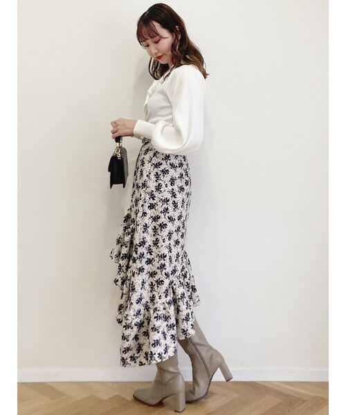 dazzlin（ダズリン）の「アソートアシメフリルスカート（スカート・レディース・その他1/ブラウン・SMALL/MEDIUM）」の15枚目の写真