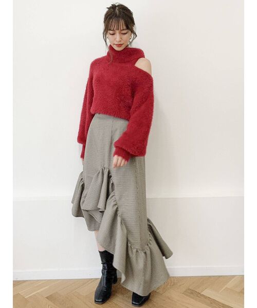 dazzlin（ダズリン）の「アソートアシメフリルスカート（スカート・レディース・その他1/ブラウン・SMALL/MEDIUM）」の20枚目の写真