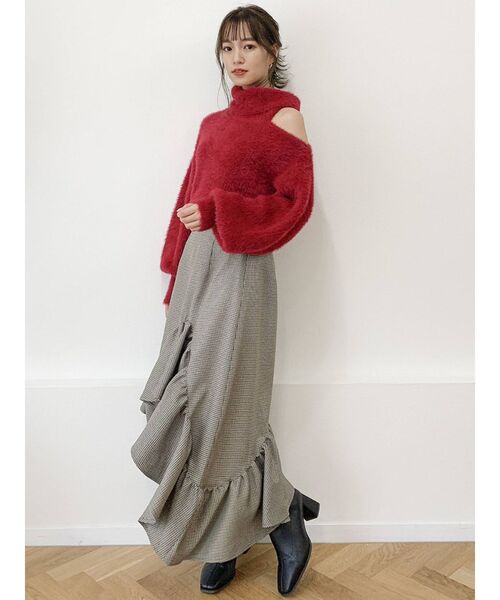 dazzlin（ダズリン）の「アソートアシメフリルスカート（スカート・レディース・その他1/ブラウン・SMALL/MEDIUM）」の21枚目の写真