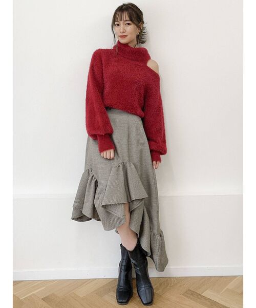 dazzlin（ダズリン）の「アソートアシメフリルスカート（スカート・レディース・その他1/ブラウン・SMALL/MEDIUM）」の22枚目の写真