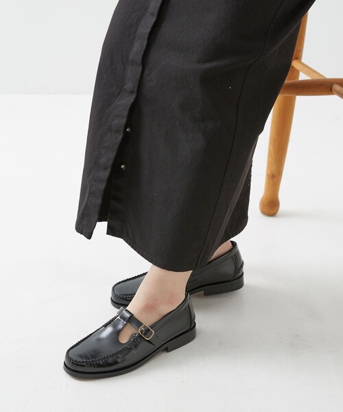 Firsthand(ファーストハンド)の「ARTESANOS/アルテサノス Tストラップローファー(ローファー・レディース・ブラック/ホワイト・36/38/37)」の11枚目の写真