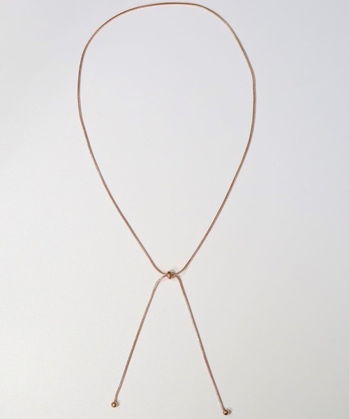 blackdia ocean（ブラックダイヤオーシャン）の「blackdia ocean スネークチェーンチョーカー2WAYネックレス（ネックレス・レディース・シルバー/ゴールド/ピンクゴールド・FREE）」の3枚目の写真