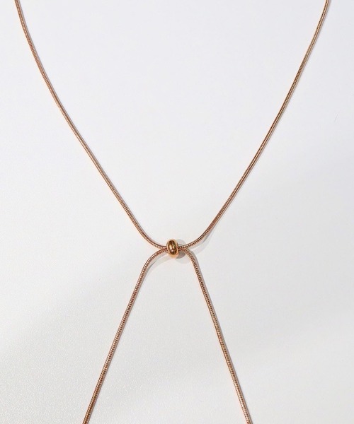 blackdia ocean（ブラックダイヤオーシャン）の「blackdia ocean スネークチェーンチョーカー2WAYネックレス（ネックレス・レディース・シルバー/ゴールド/ピンクゴールド・FREE）」の6枚目の写真