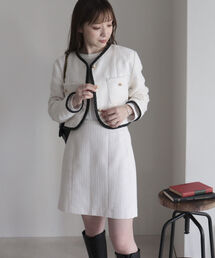 onulsoha | ツィードミニスカート(スカート)