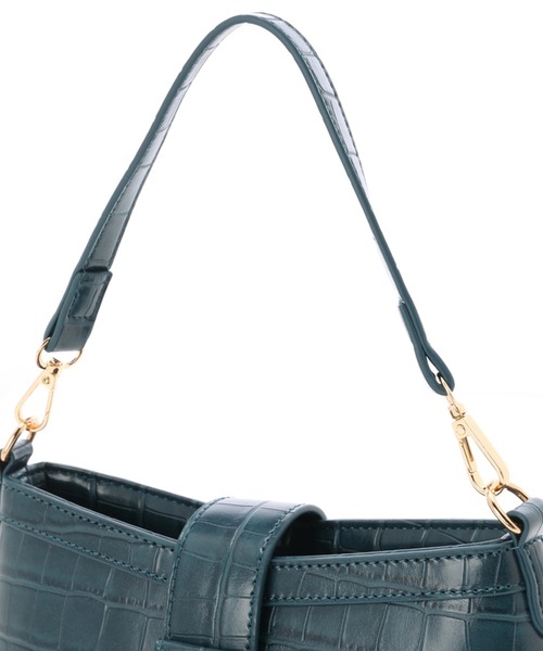 LIPSERVICE（リップサービス）の「クロコカーブチェーンバッグ（ハンドバッグ・レディース・ブラック/グリーン/ピンク・FREE）」の9枚目の写真