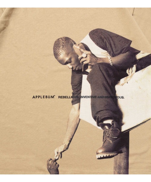 APPLEBUM（アップルバム）の「"Pass that Dutch" T-shirt（Tシャツ/カットソー・メンズ・サンドベージュ/ホワイト・MEDIUM/LARGE/X-LARGE/XX-LARGE）」の14枚目の写真