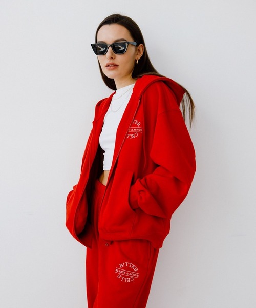 セール】BITTER CELLS／W HD ZIP UP 2163828（パーカー）｜BITTER