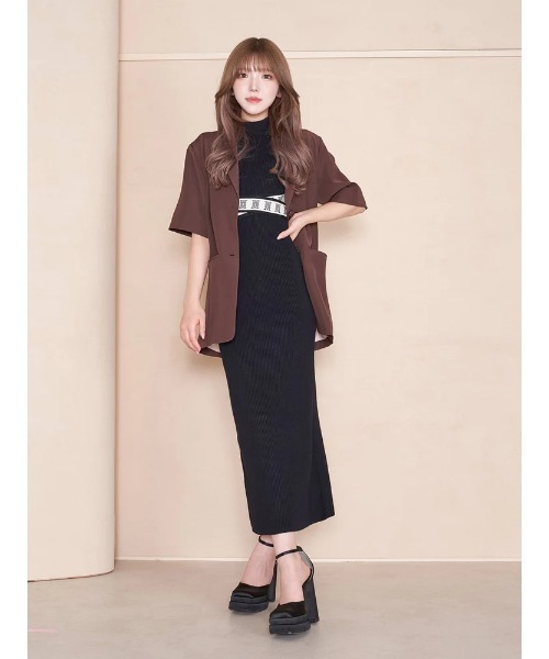Darich(ダーリッチ)の「DDモノグラムロングニットワンピース(ワンピース・レディース・ダークグリーン/ブラック/ブラウン・FREE/FS)」の10枚目の写真