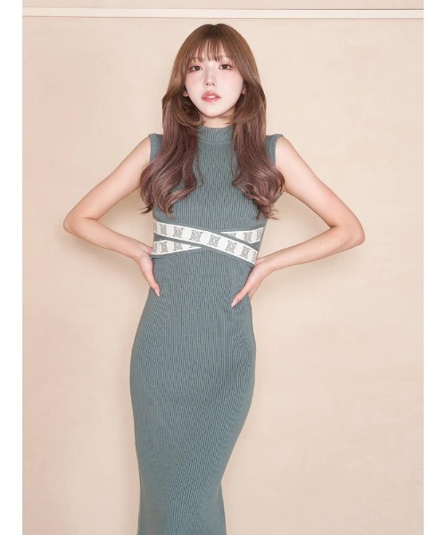 Darich(ダーリッチ)の「DDモノグラムロングニットワンピース(ワンピース・レディース・ダークグリーン/ブラック/ブラウン・FREE/FS)」の13枚目の写真