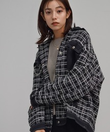Auntie Rosa | 【Shoowtime】ビッグシルエット チェック アウター Big silhouette check outer(カバーオール)
